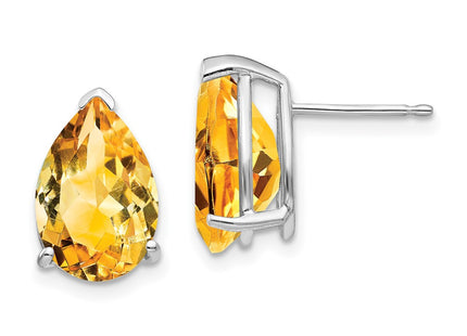 14k White Gold Earrings Style XE84WCI - Classique Jewelry Inc.