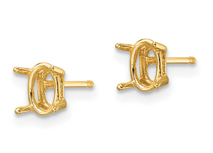 14k Yellow Gold Earrings Style XE86 - Classique Jewelry Inc.