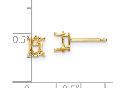 14k Yellow Gold Earrings Style XE86 - Classique Jewelry Inc.