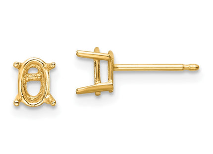 14k Yellow Gold Earrings Style XE86 - Classique Jewelry Inc.