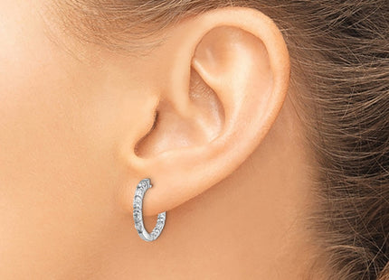 14k White Gold Earrings Style XE865WAA - Classique Jewelry Inc.