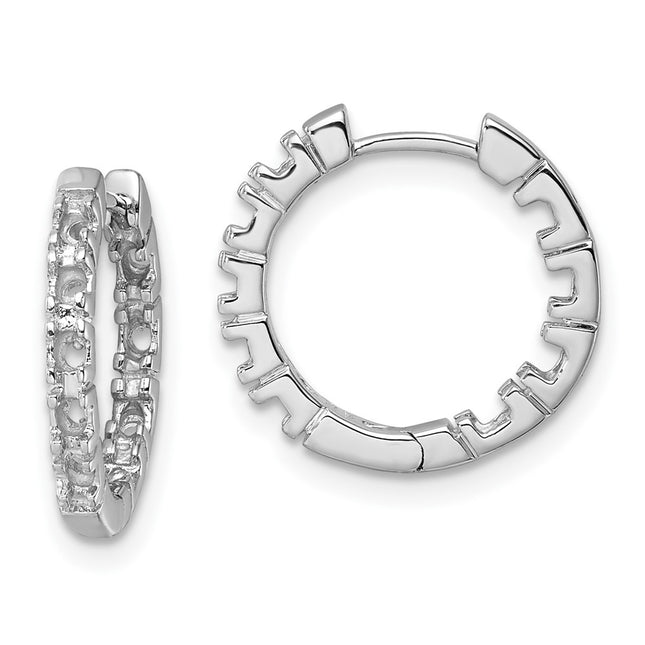 14k White Gold Jewelry Style XE866W - Classique Jewelry Inc.