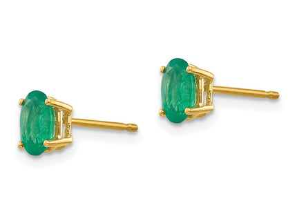 14k Yellow Gold Earrings Style XE86E - Classique Jewelry Inc.