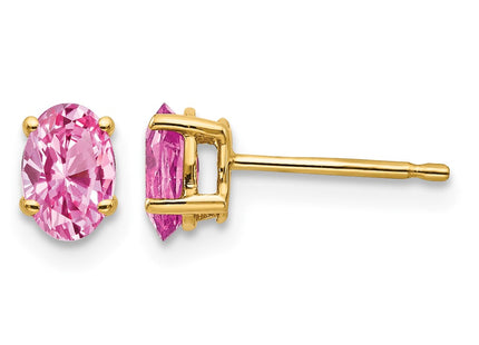 14K gold sapphire earrings