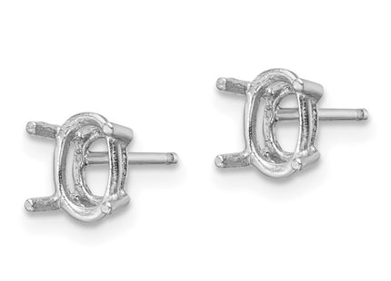14K gold sapphire earrings, alternate view