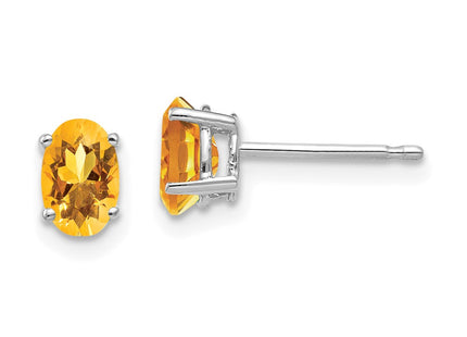 14k White Gold Earrings Style XE86WCI - Classique Jewelry Inc.