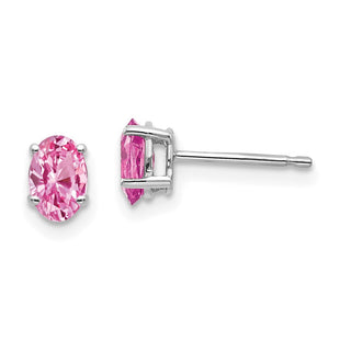 14k White Gold Earrings Style XE86WSP - Classique Jewelry Inc.