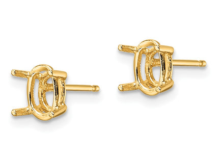 14k Yellow Gold Earrings Style XE87 - Classique Jewelry Inc.