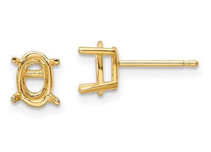 14k Yellow Gold Earrings Style XE87 - Classique Jewelry Inc.