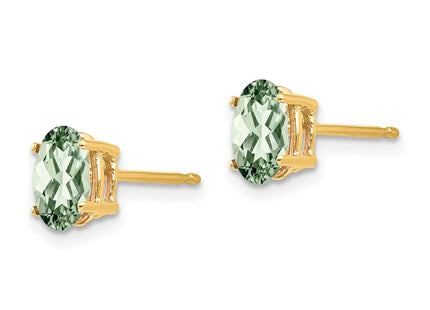 14k Yellow Gold Earrings Style XE87AG - Classique Jewelry Inc.