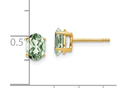 14k Yellow Gold Earrings Style XE87AG - Classique Jewelry Inc.