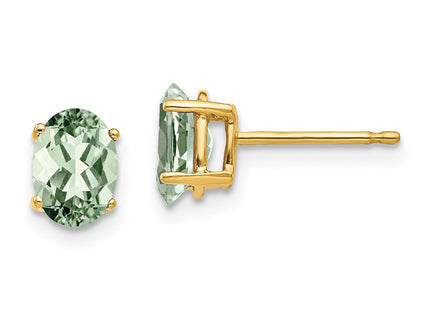 14k Yellow Gold Earrings Style XE87AG - Classique Jewelry Inc.