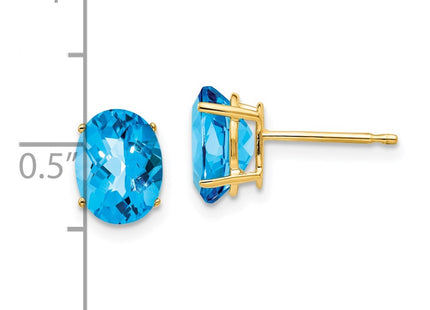 14k Yellow Gold Earrings Style XE88BC - Classique Jewelry Inc.