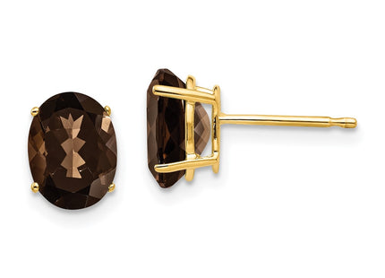 14k Yellow Gold Earrings Style XE88SQ - Classique Jewelry Inc.