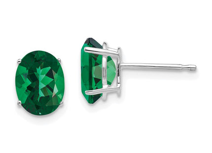 14k White Gold Earrings Style XE88WMS - Classique Jewelry Inc.