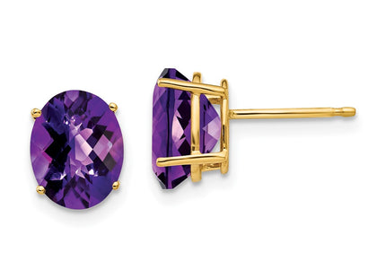 14k Yellow Gold Earrings Style XE89AC - Classique Jewelry Inc.