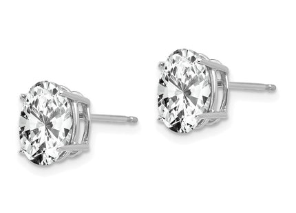 14k White Gold Earrings Style XE89WCZ - Classique Jewelry Inc.