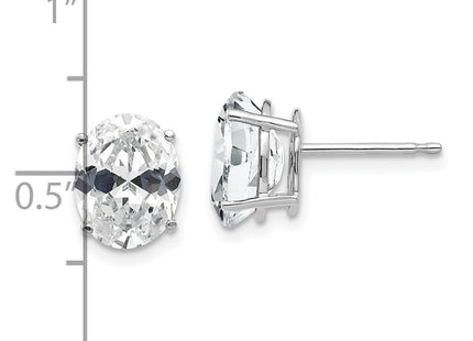 14k White Gold Earrings Style XE89WCZ - Classique Jewelry Inc.