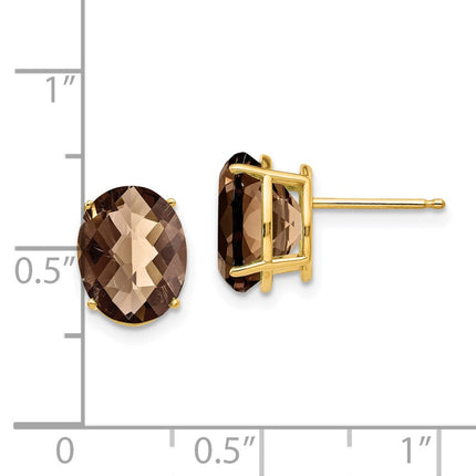 14k Yellow Gold Earrings Style XE90CQ - Classique Jewelry Inc.