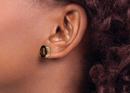 14k Yellow Gold Earrings Style XE90SQ - Classique Jewelry Inc.