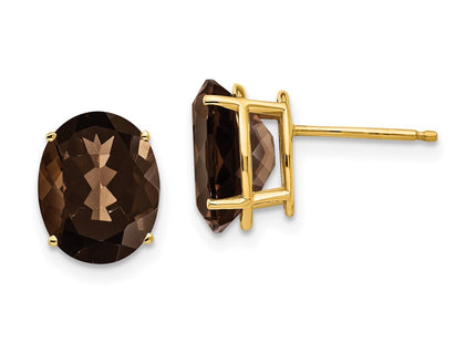 14k Yellow Gold Earrings Style XE90SQ - Classique Jewelry Inc.