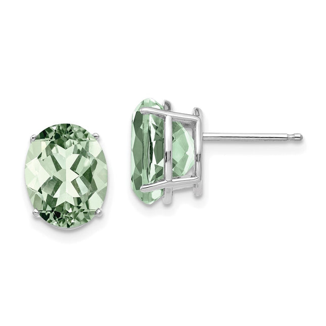 14k White Gold Earrings Style XE90WAG - Classique Jewelry Inc.