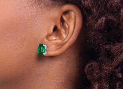 14k White Gold Earrings Style XE90WMS - Classique Jewelry Inc.