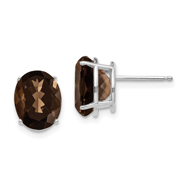 14k White Gold Earrings Style XE90WSQ - Classique Jewelry Inc.