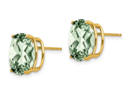 14k Yellow Gold Earrings Style XE91AG - Classique Jewelry Inc.