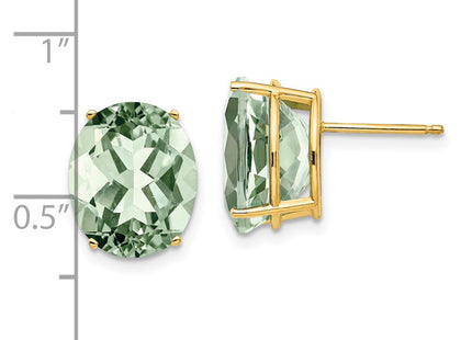 14k Yellow Gold Earrings Style XE91AG - Classique Jewelry Inc.