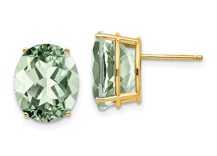 14k Yellow Gold Earrings Style XE91AG - Classique Jewelry Inc.