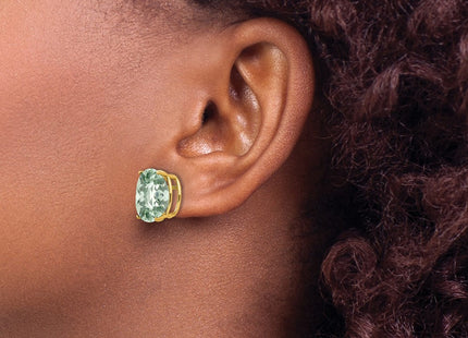 14k Yellow Gold Earrings Style XE91CG - Classique Jewelry Inc.