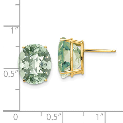 14k Yellow Gold Earrings Style XE91CG - Classique Jewelry Inc.