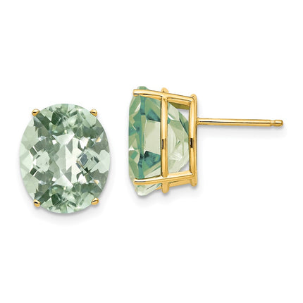 14k Yellow Gold Earrings Style XE91CG - Classique Jewelry Inc.