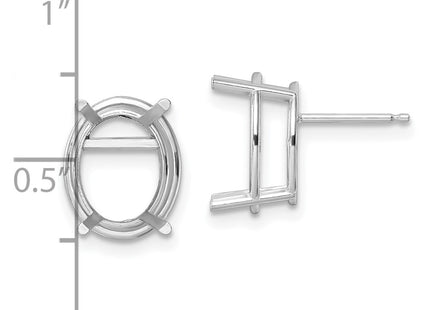 14k White Gold Earrings Style XE91W - Classique Jewelry Inc.