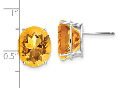 14k White Gold Earrings Style XE91WCI - Classique Jewelry Inc.