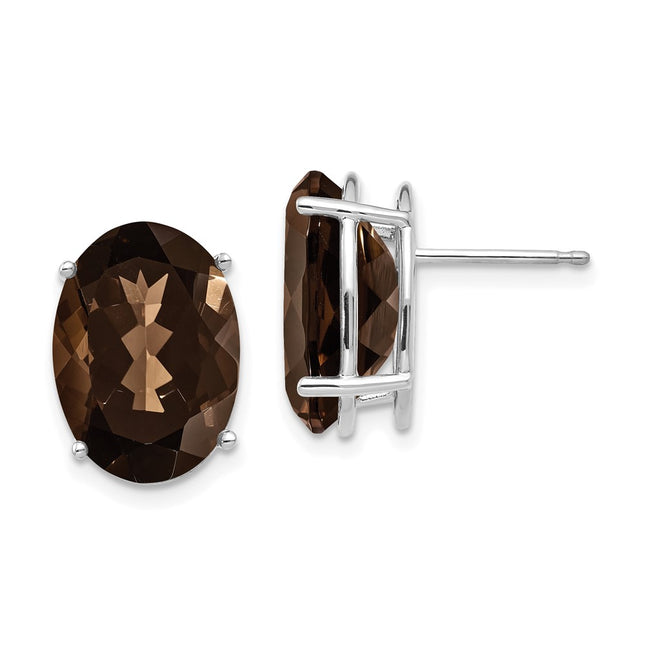 14k White Gold Earrings Style XE92WSQ - Classique Jewelry Inc.