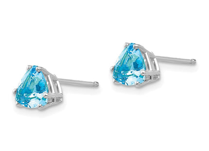14k White Gold Earrings Style XE94WBT - Classique Jewelry Inc.