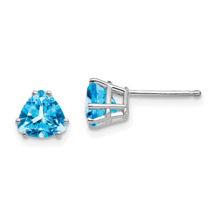 14k White Gold Earrings Style XE94WBT - Classique Jewelry Inc.
