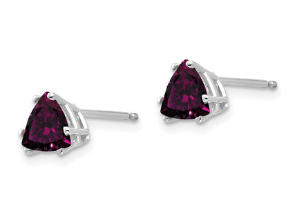 14K gold cubic zirconia earrings, alternate view