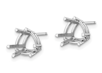 14k White Gold Earrings Style XE96W - Classique Jewelry Inc.