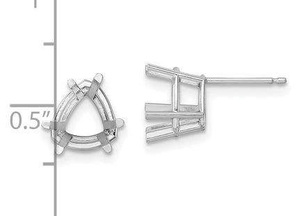 14k White Gold Earrings Style XE96W - Classique Jewelry Inc.