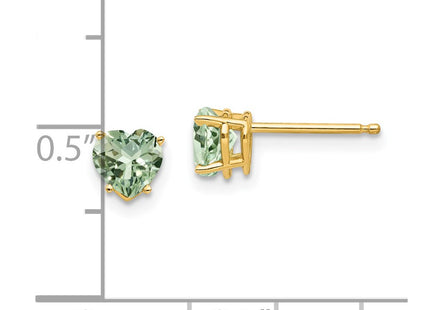 14k Yellow Gold Earrings Style XE97AG - Classique Jewelry Inc.