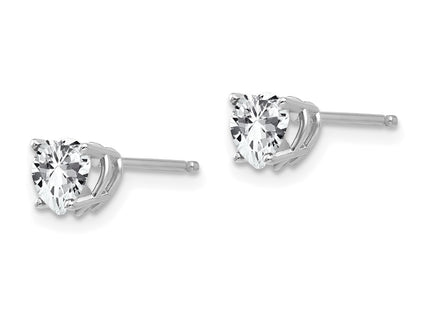 14k White Gold Earrings Style XE97WCZ - Classique Jewelry Inc.