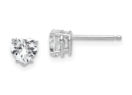 14k White Gold Earrings Style XE97WCZ - Classique Jewelry Inc.