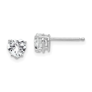 14k White Gold Earrings Style XE97WCZ - Classique Jewelry Inc.