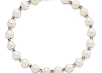 14k White Gold Bracelets Style XF155 - Classique Jewelry Inc.