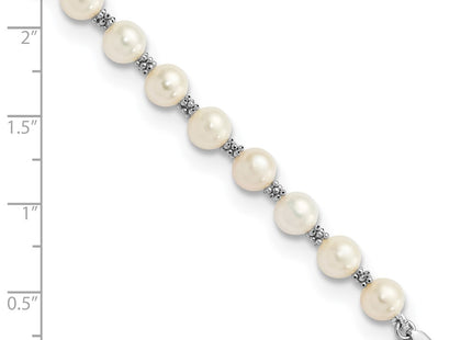14k White Gold Bracelets Style XF155 - Classique Jewelry Inc.
