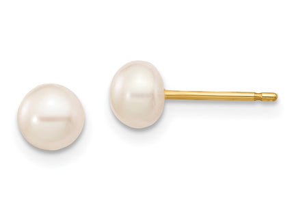 14k Yellow Gold Earrings Style XF206 - Classique Jewelry Inc.