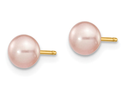 14k Yellow Gold Earrings Style XF206 - Classique Jewelry Inc.